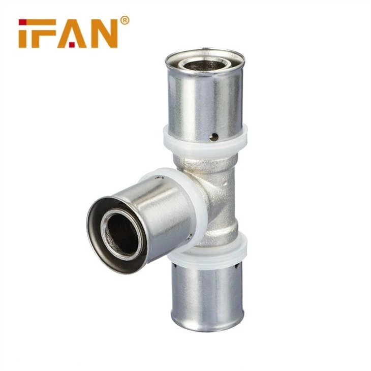 Brass Press Fitting Tee