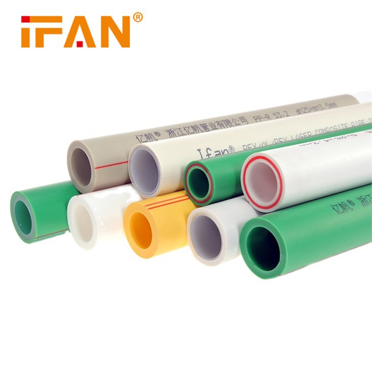 Yellow Color PPR Plastic Pipe