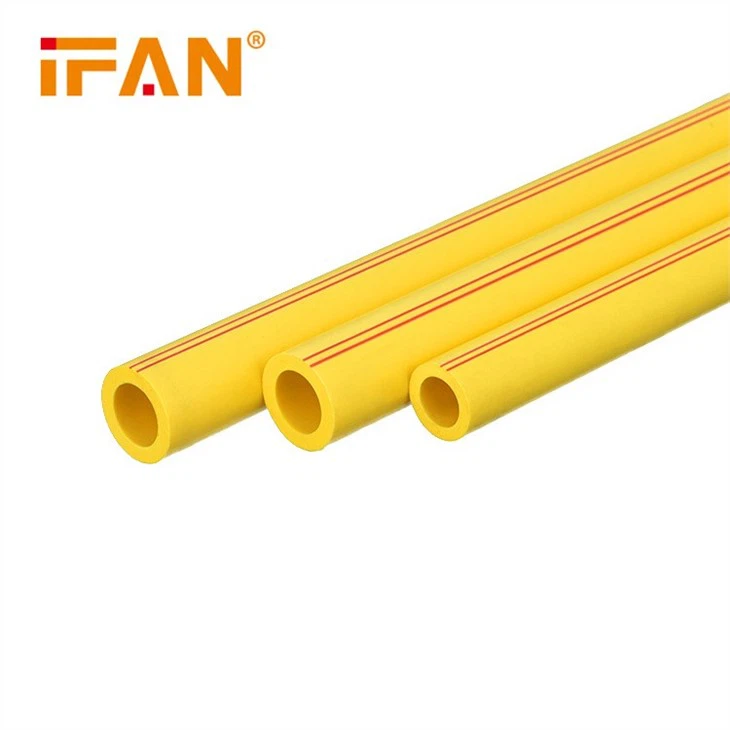 Yellow Color PPR Plastic Pipe